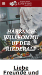Mobile Screenshot of edelweiss-riederalp.ch